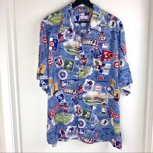 Reyn Spooner Chicago Cubs Print Shirt